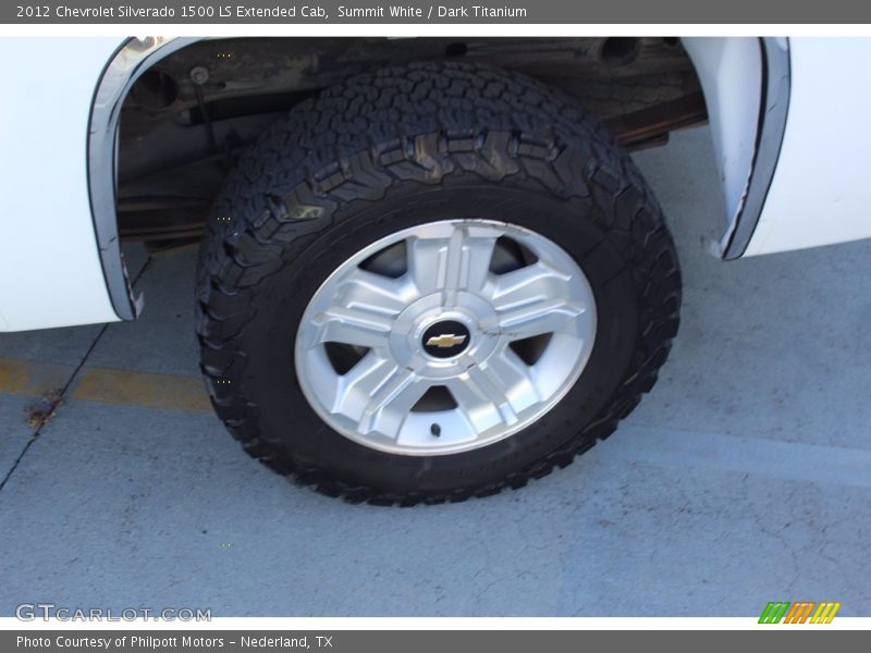 Summit White / Dark Titanium 2012 Chevrolet Silverado 1500 LS Extended Cab