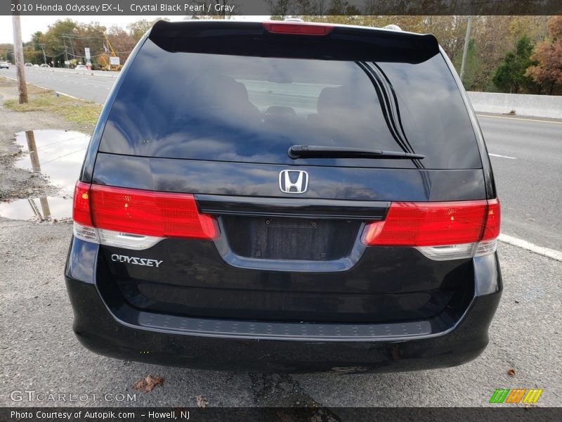 Crystal Black Pearl / Gray 2010 Honda Odyssey EX-L