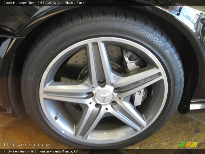 Black / Black 2009 Mercedes-Benz E 63 AMG Sedan