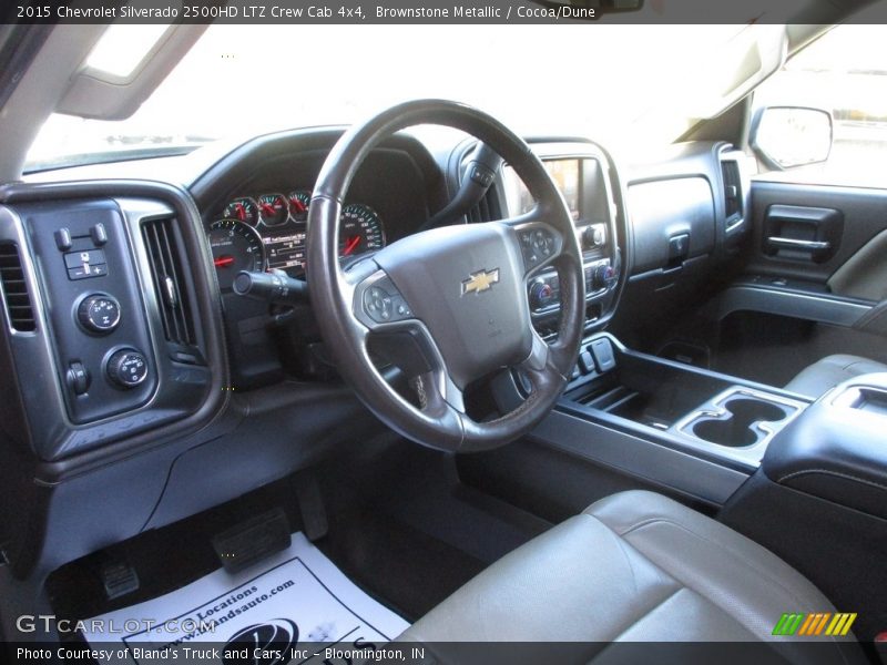 Brownstone Metallic / Cocoa/Dune 2015 Chevrolet Silverado 2500HD LTZ Crew Cab 4x4