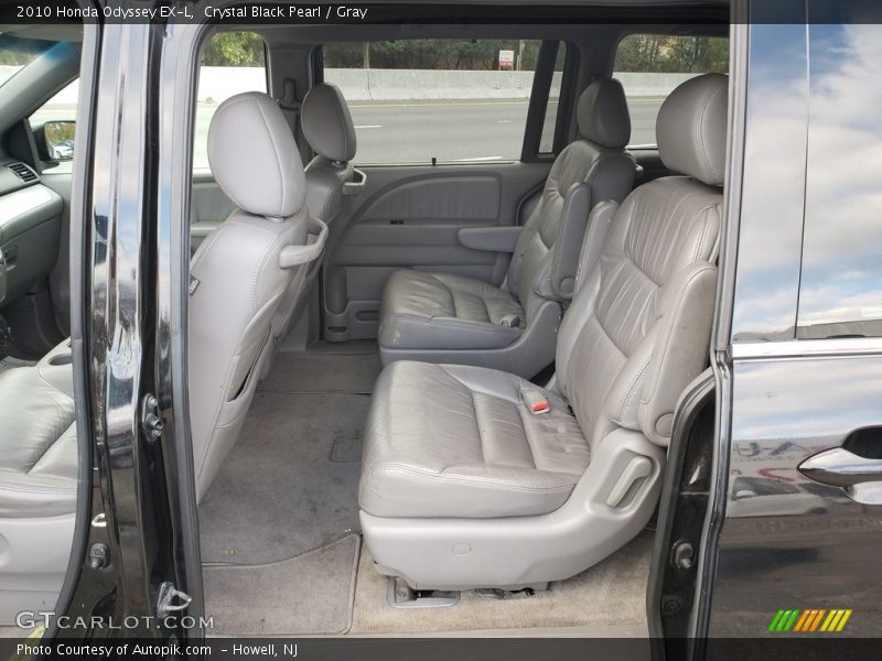 Crystal Black Pearl / Gray 2010 Honda Odyssey EX-L