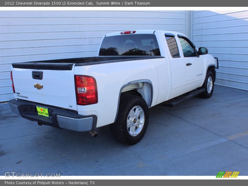 Summit White / Dark Titanium 2012 Chevrolet Silverado 1500 LS Extended Cab