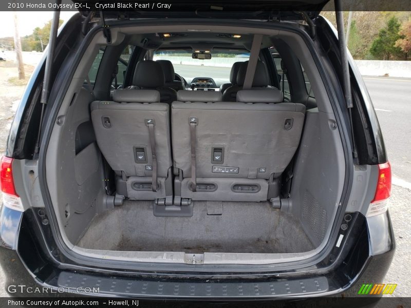 Crystal Black Pearl / Gray 2010 Honda Odyssey EX-L