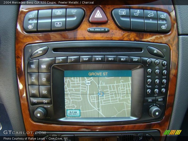 Pewter Metallic / Charcoal 2004 Mercedes-Benz CLK 320 Coupe