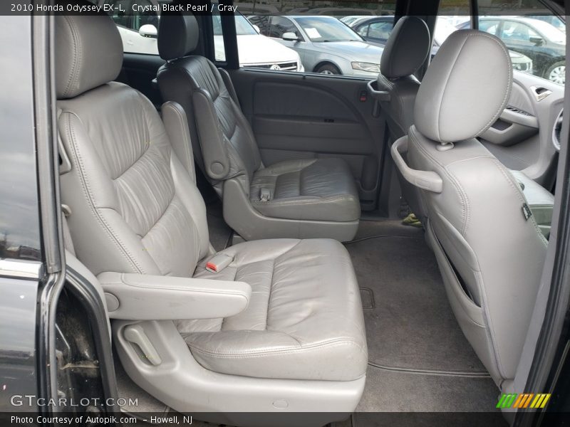 Crystal Black Pearl / Gray 2010 Honda Odyssey EX-L