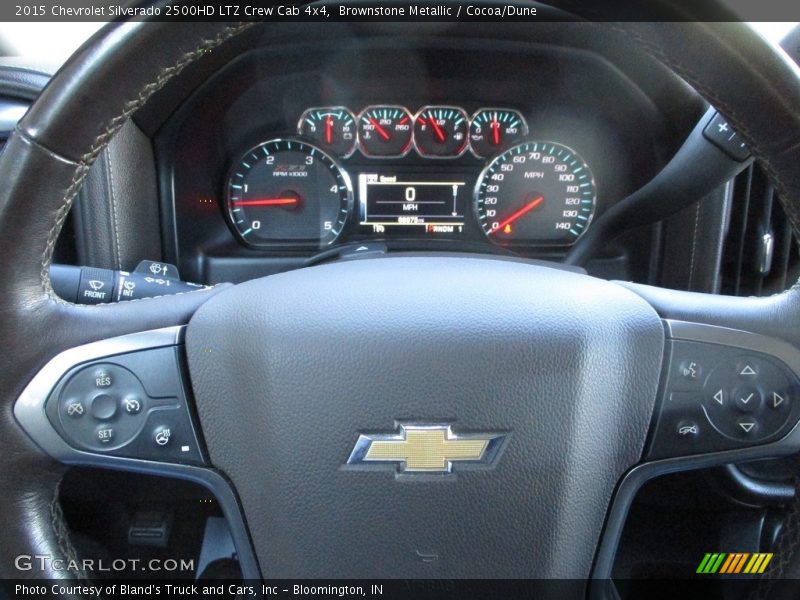 Brownstone Metallic / Cocoa/Dune 2015 Chevrolet Silverado 2500HD LTZ Crew Cab 4x4
