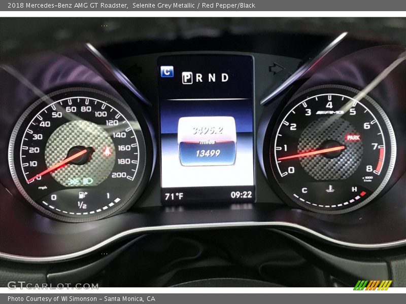  2018 AMG GT Roadster Roadster Gauges
