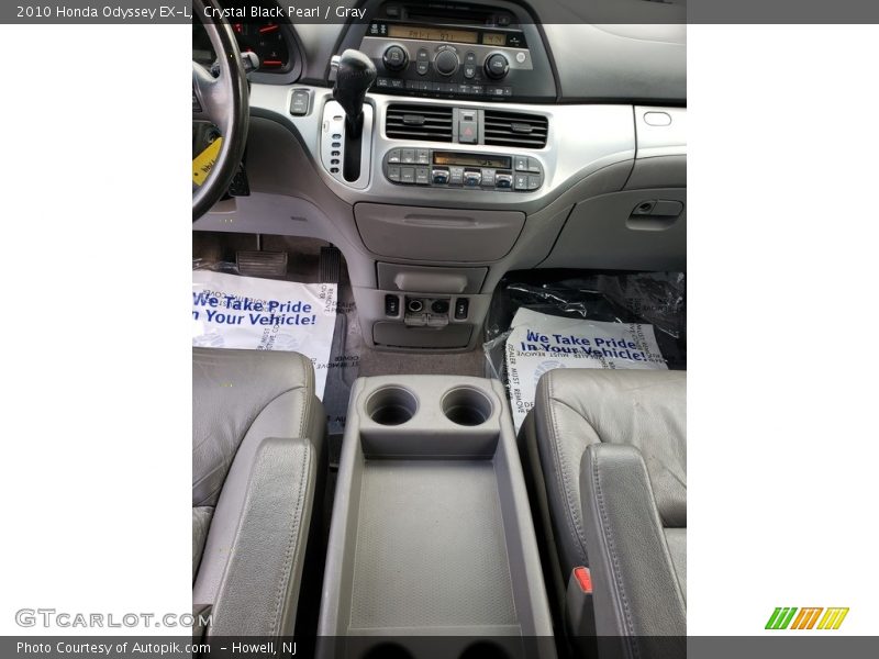 Crystal Black Pearl / Gray 2010 Honda Odyssey EX-L