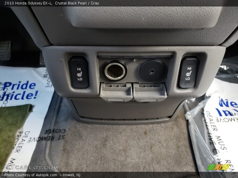 Crystal Black Pearl / Gray 2010 Honda Odyssey EX-L