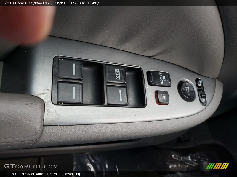 Crystal Black Pearl / Gray 2010 Honda Odyssey EX-L