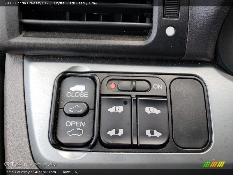 Crystal Black Pearl / Gray 2010 Honda Odyssey EX-L
