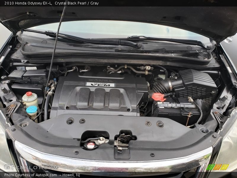 Crystal Black Pearl / Gray 2010 Honda Odyssey EX-L