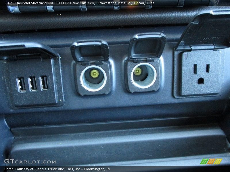 Brownstone Metallic / Cocoa/Dune 2015 Chevrolet Silverado 2500HD LTZ Crew Cab 4x4