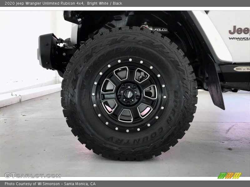 Bright White / Black 2020 Jeep Wrangler Unlimited Rubicon 4x4