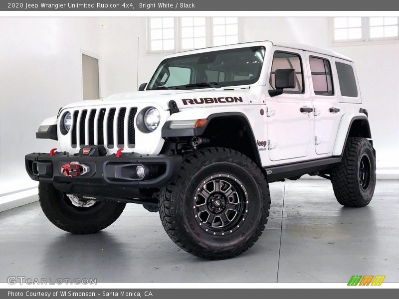 Bright White / Black 2020 Jeep Wrangler Unlimited Rubicon 4x4