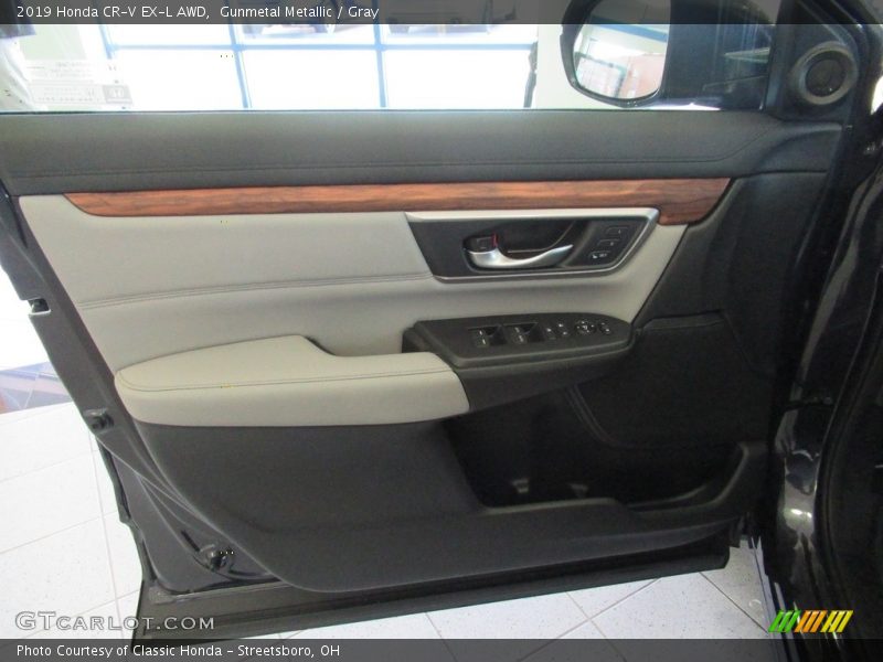 Gunmetal Metallic / Gray 2019 Honda CR-V EX-L AWD