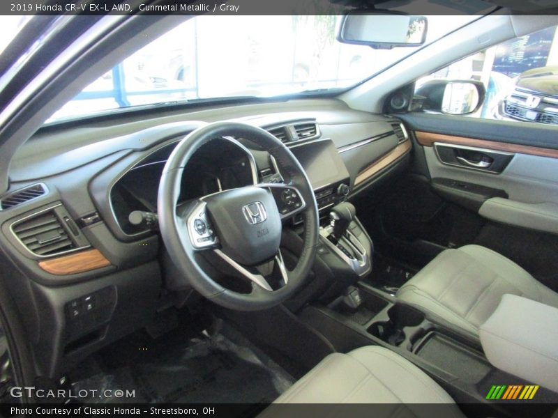 Gunmetal Metallic / Gray 2019 Honda CR-V EX-L AWD