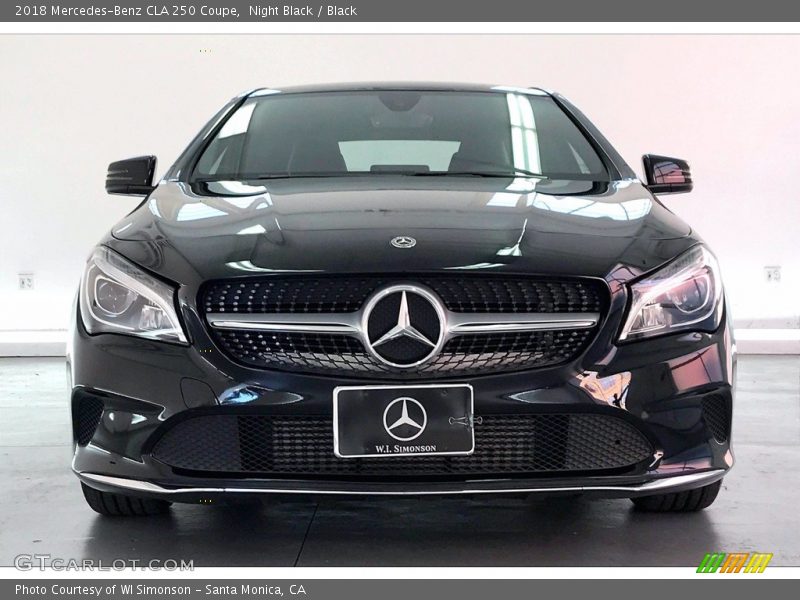 Night Black / Black 2018 Mercedes-Benz CLA 250 Coupe