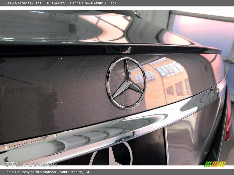 Selenite Grey Metallic / Black 2019 Mercedes-Benz E 300 Sedan