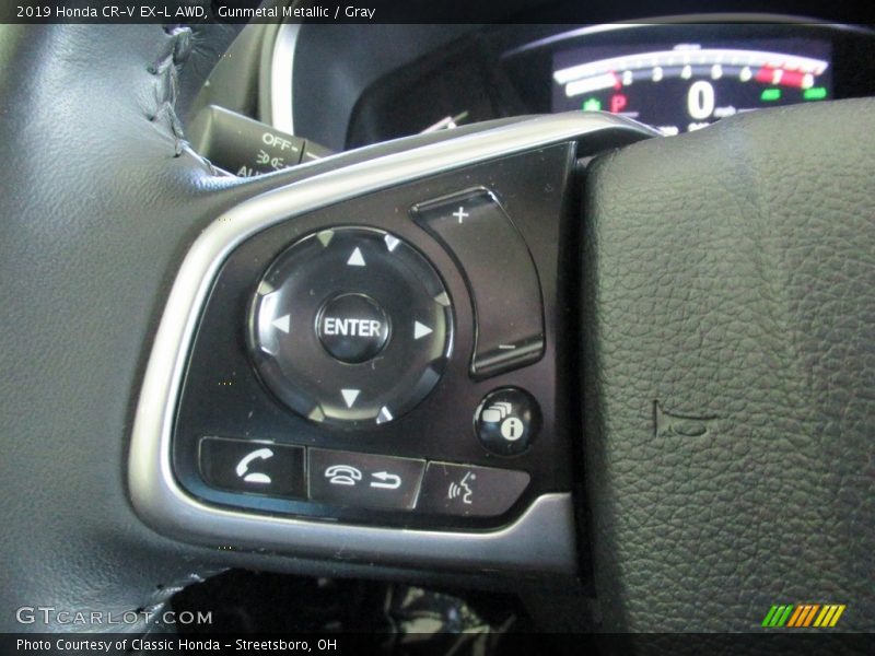 Gunmetal Metallic / Gray 2019 Honda CR-V EX-L AWD