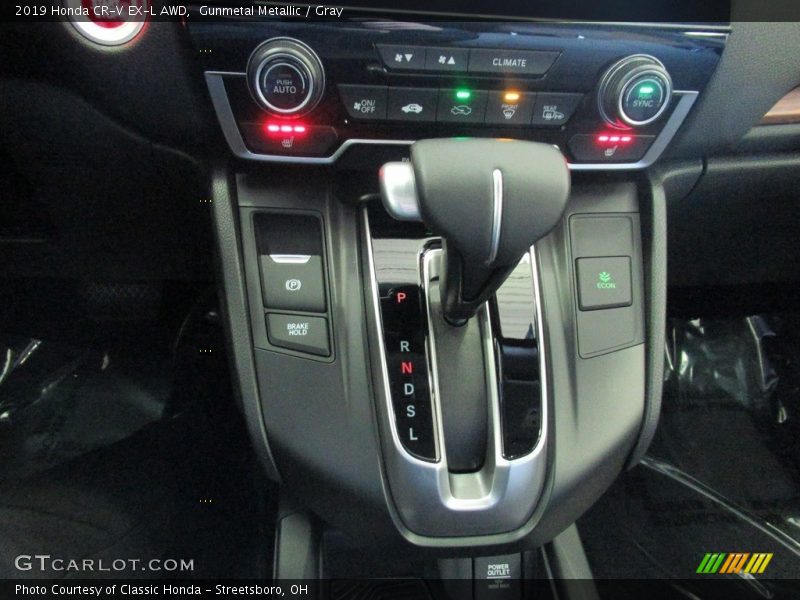 Gunmetal Metallic / Gray 2019 Honda CR-V EX-L AWD