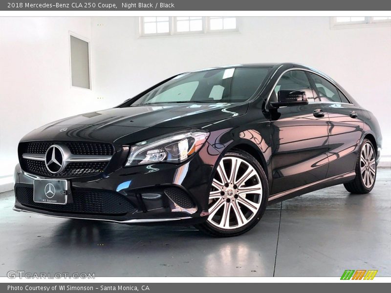 Night Black / Black 2018 Mercedes-Benz CLA 250 Coupe