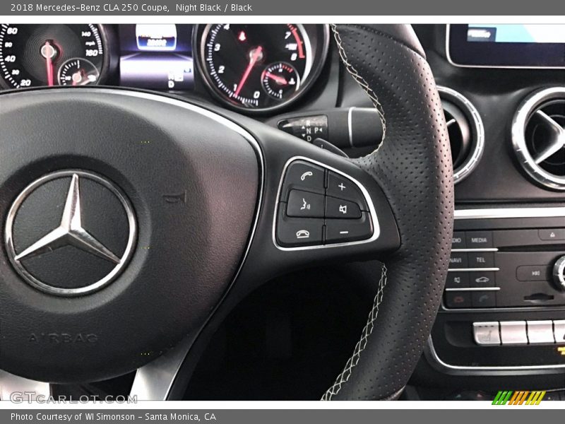 Night Black / Black 2018 Mercedes-Benz CLA 250 Coupe