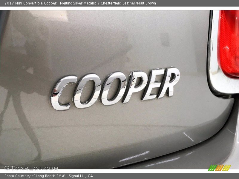 Melting Silver Metallic / Chesterfield Leather/Malt Brown 2017 Mini Convertible Cooper