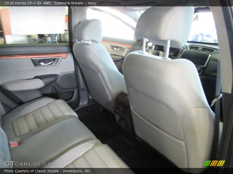Gunmetal Metallic / Ivory 2018 Honda CR-V EX AWD