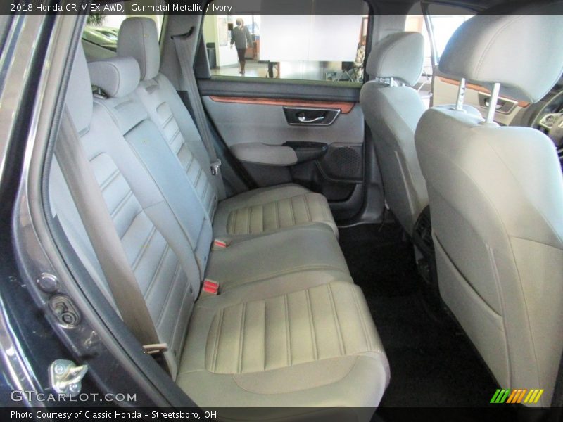 Gunmetal Metallic / Ivory 2018 Honda CR-V EX AWD