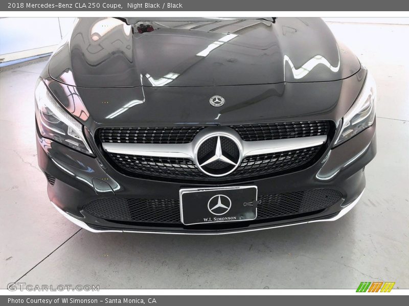 Night Black / Black 2018 Mercedes-Benz CLA 250 Coupe