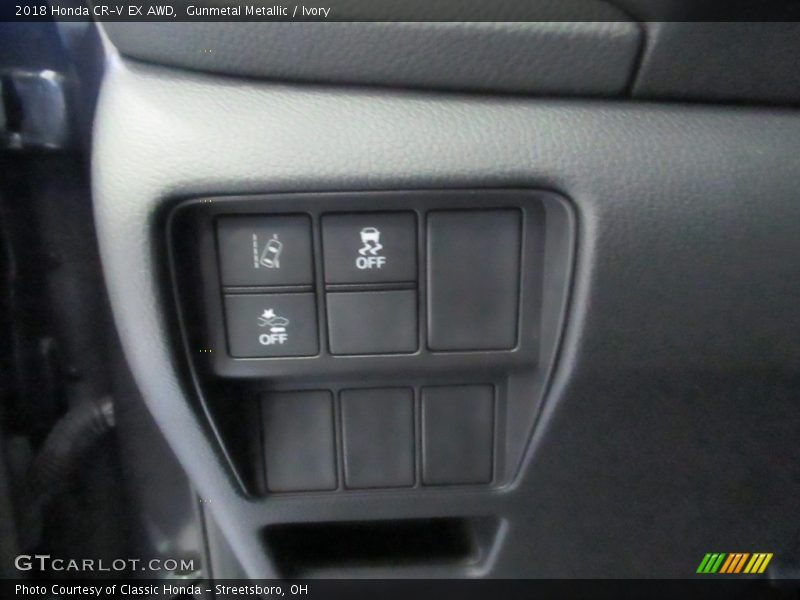 Gunmetal Metallic / Ivory 2018 Honda CR-V EX AWD