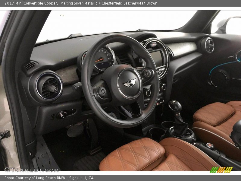 Front Seat of 2017 Convertible Cooper