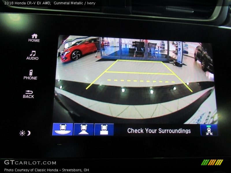 Gunmetal Metallic / Ivory 2018 Honda CR-V EX AWD