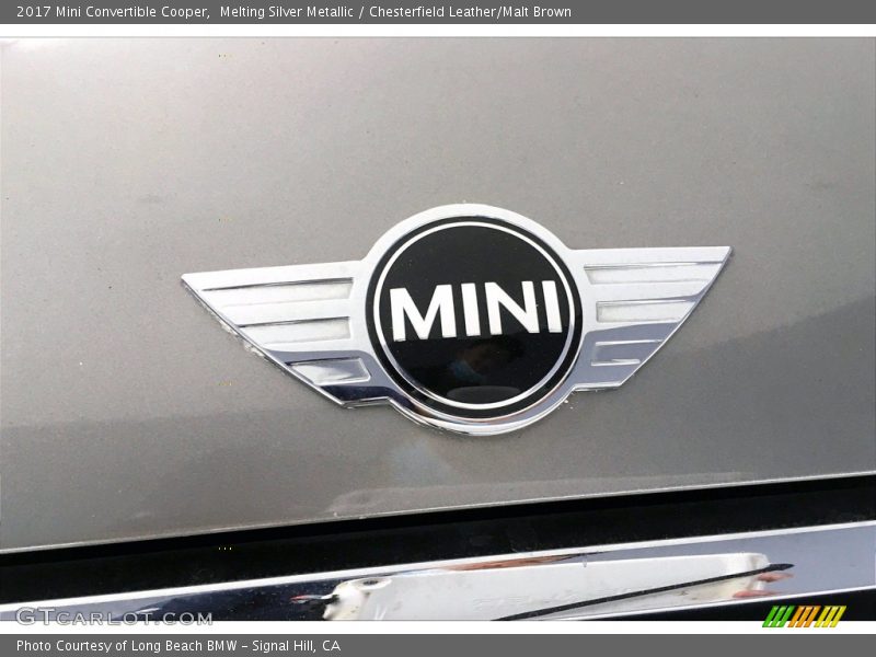 Melting Silver Metallic / Chesterfield Leather/Malt Brown 2017 Mini Convertible Cooper