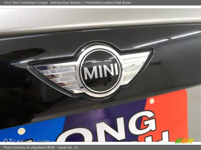 Melting Silver Metallic / Chesterfield Leather/Malt Brown 2017 Mini Convertible Cooper