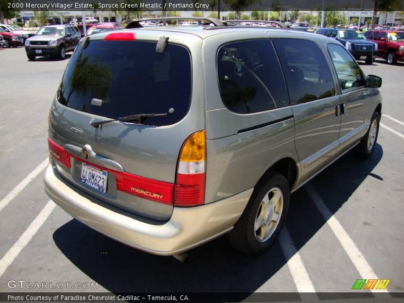 Spruce Green Metallic / Portland Grey 2000 Mercury Villager Estate