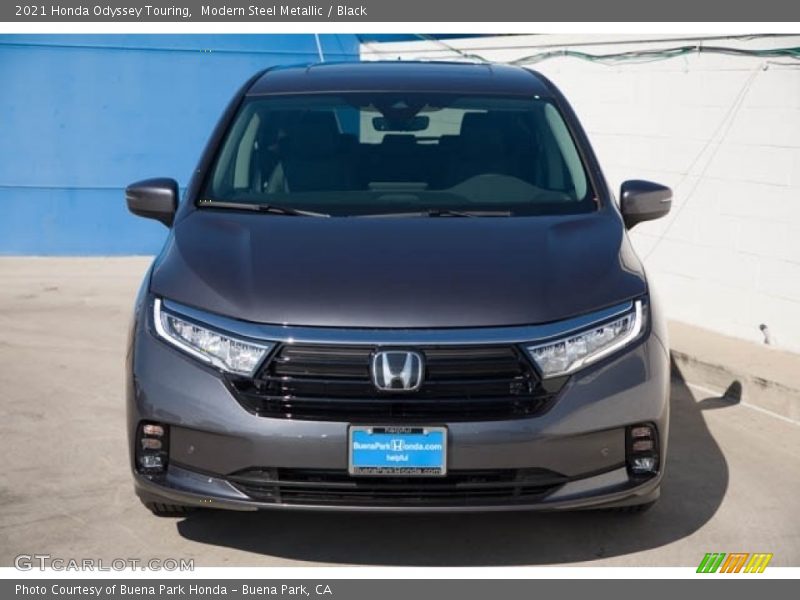 Modern Steel Metallic / Black 2021 Honda Odyssey Touring