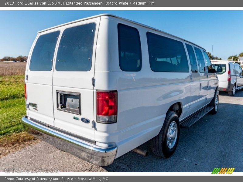 Oxford White / Medium Flint 2013 Ford E Series Van E350 XLT Extended Passenger