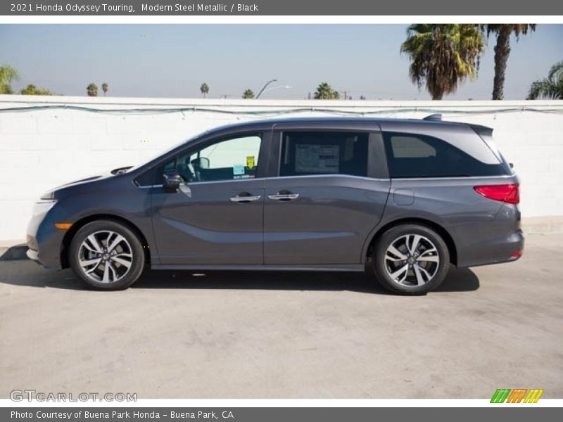 Modern Steel Metallic / Black 2021 Honda Odyssey Touring