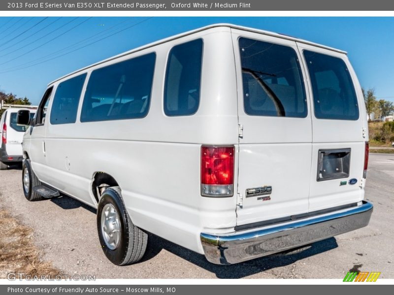 Oxford White / Medium Flint 2013 Ford E Series Van E350 XLT Extended Passenger