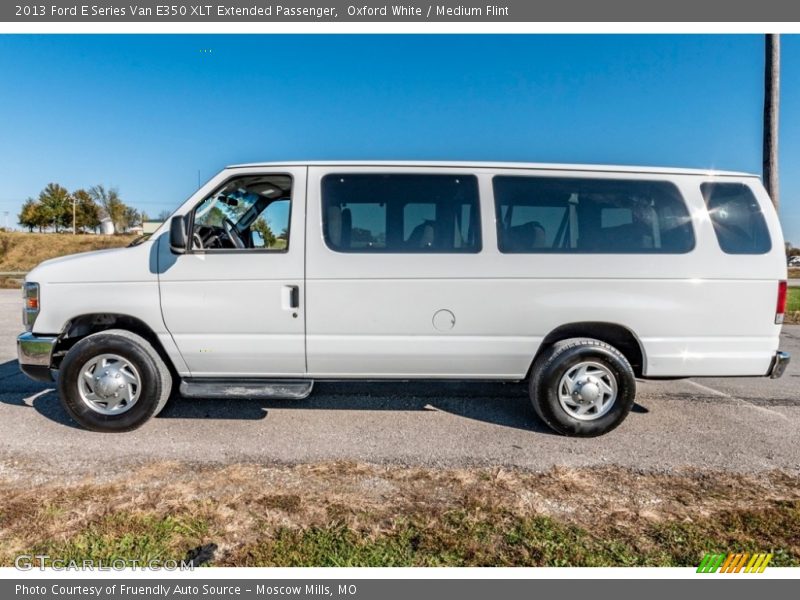 Oxford White / Medium Flint 2013 Ford E Series Van E350 XLT Extended Passenger