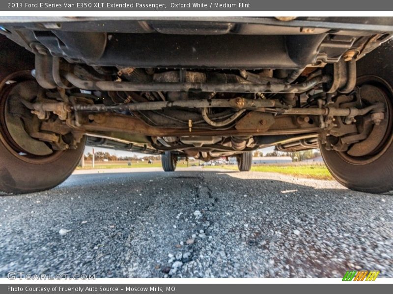 Oxford White / Medium Flint 2013 Ford E Series Van E350 XLT Extended Passenger