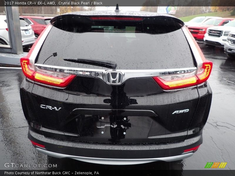 Crystal Black Pearl / Black 2017 Honda CR-V EX-L AWD