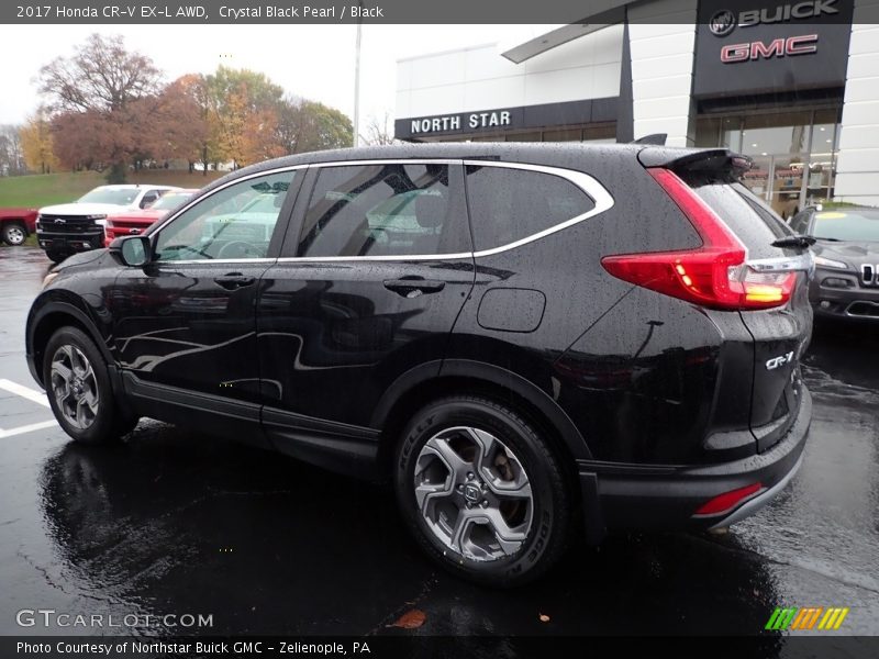 Crystal Black Pearl / Black 2017 Honda CR-V EX-L AWD