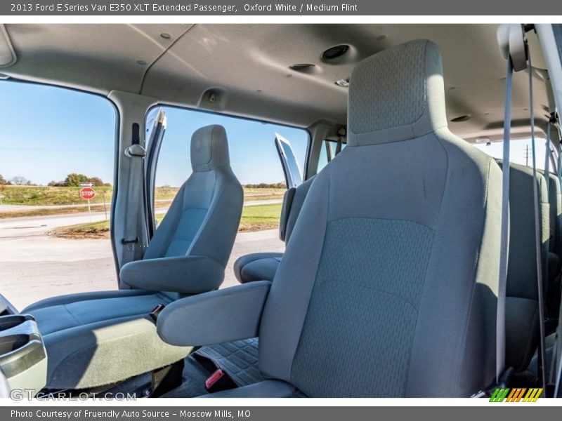 Oxford White / Medium Flint 2013 Ford E Series Van E350 XLT Extended Passenger