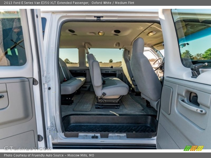 Oxford White / Medium Flint 2013 Ford E Series Van E350 XLT Extended Passenger