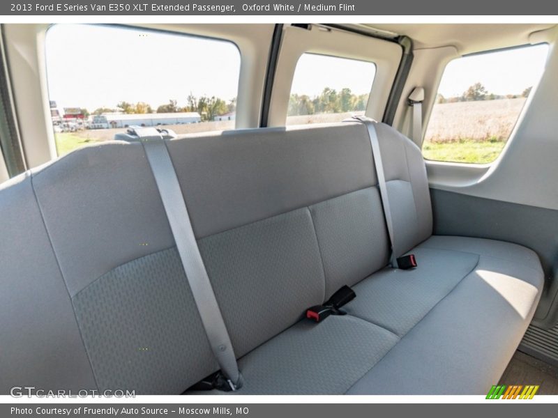 Oxford White / Medium Flint 2013 Ford E Series Van E350 XLT Extended Passenger
