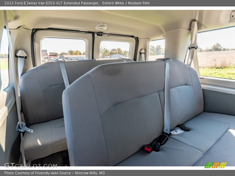 Oxford White / Medium Flint 2013 Ford E Series Van E350 XLT Extended Passenger