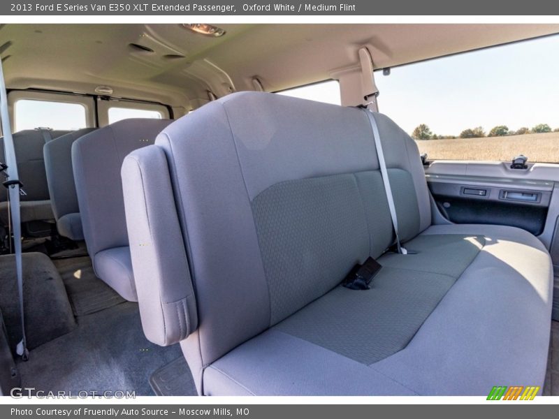 Oxford White / Medium Flint 2013 Ford E Series Van E350 XLT Extended Passenger